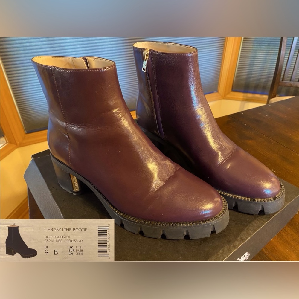 Coach Chrissy Leather Boots
